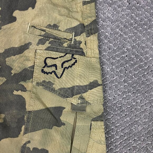 Vintage Fox Camo Cargo Shorts Men's 42 Camouflage Racing Y2K - Picture 2 of 13
